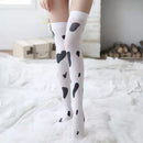 Neue Sexy Medias Schwarz Weiß Gestreifte Lange Socken Frauen Velet Overknee Oberschenkel Hohe Strümpfe Mädchen Anime Lolita Cosplay Kostüme