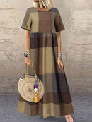 2022 Herbst Sommer ZANZEA Faltenkleid Frauen Vintage Vestidos Robe Gedruckt Lange Maxi Kleider Femme 3/4 Ärmel Tunika