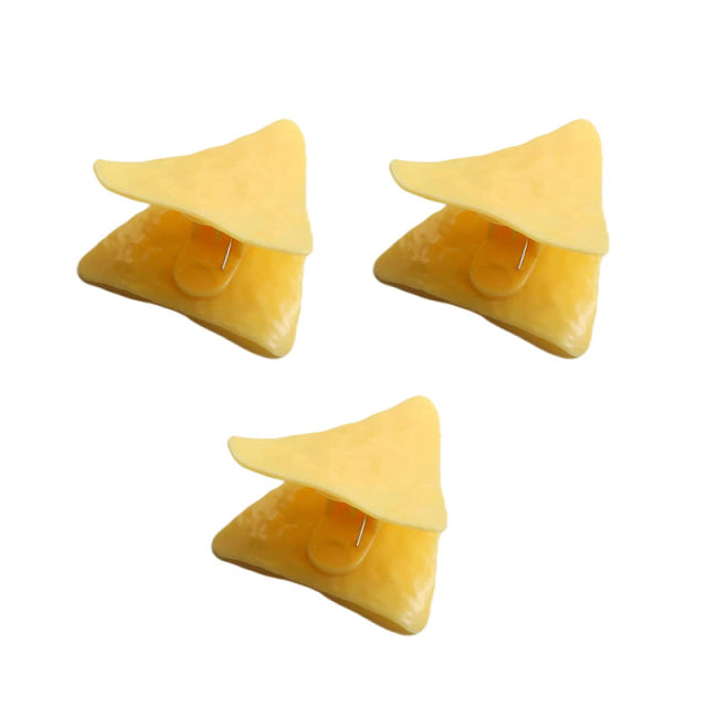 3Pcs süße Chip Clips Snack Frische Lebensmittel Aufbewahrungstasche Clip Küche Brot Verpackung Sealer Schulpapier Dokument Sealing Clamp