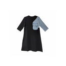 Kinder Jungen Mädchen Frühling Sommer Baumwolljersey Denim Familie passendes Kleid Tops 12M bis 14 Jahre Baby Teen Kinder Kleidung TB1156