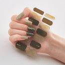 Vier Arten von Nagelaufklebern, modische Nagelfolien, selbstklebend, Maniküre, Dekoration, Nagelstreifen, Nagelaufkleber-Set, Nagelkunst