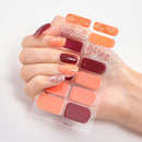 Vier Arten von Nagelaufklebern, modische Nagelfolien, selbstklebend, Maniküre, Dekoration, Nagelstreifen, Nagelaufkleber-Set, Nagelkunst