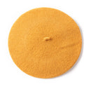 Damen Wollmützen im französischen Künstlerstil, warme Wintermütze, Retro, einfarbig, elegante Dame, alle passenden Herbstmützen