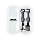 Geschirr Cartoon Kinder Löffel und Gabel Set Dessertlöffel für Kinder Gabel Baby Gadgets Feedkid Kinderbesteck für Kinder