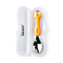 Geschirr Cartoon Kinder Löffel und Gabel Set Dessertlöffel für Kinder Gabel Baby Gadgets Feedkid Kinderbesteck für Kinder