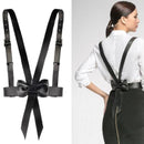 Frauen Sexy Harajuku O-Ring Strumpfbänder PU Leder Punk Frauen Körper Bondage Cage Harness Taille Gürtel Straps Hosenträger Femme Ceinture