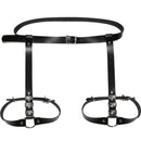 Frauen Sexy Harajuku O-Ring Strumpfbänder PU Leder Punk Frauen Körper Bondage Cage Harness Taille Gürtel Straps Hosenträger Femme Ceinture