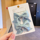 2022 Neue Schleife Kopfbedeckungen Nette Süße Kleine Mädchen Haarschmuck Sommer Mädchen Net Rot Clips Baby Haarnadeln Kinder Haarspangen Geschenke