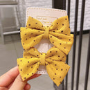 2022 Neue Schleife Kopfbedeckungen Nette Süße Kleine Mädchen Haarschmuck Sommer Mädchen Net Rot Clips Baby Haarnadeln Kinder Haarspangen Geschenke