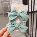 2022 Neue Schleife Kopfbedeckungen Nette Süße Kleine Mädchen Haarschmuck Sommer Mädchen Net Rot Clips Baby Haarnadeln Kinder Haarspangen Geschenke