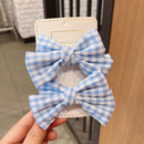 2022 Neue Schleife Kopfbedeckungen Nette Süße Kleine Mädchen Haarschmuck Sommer Mädchen Net Rot Clips Baby Haarnadeln Kinder Haarspangen Geschenke