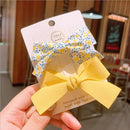 2022 Neue Schleife Kopfbedeckungen Nette Süße Kleine Mädchen Haarschmuck Sommer Mädchen Net Rot Clips Baby Haarnadeln Kinder Haarspangen Geschenke