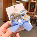 2022 Neue Schleife Kopfbedeckungen Nette Süße Kleine Mädchen Haarschmuck Sommer Mädchen Net Rot Clips Baby Haarnadeln Kinder Haarspangen Geschenke