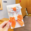 2022 Neue Schleife Kopfbedeckungen Nette Süße Kleine Mädchen Haarschmuck Sommer Mädchen Net Rot Clips Baby Haarnadeln Kinder Haarspangen Geschenke