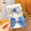 2022 Neue Schleife Kopfbedeckungen Nette Süße Kleine Mädchen Haarschmuck Sommer Mädchen Net Rot Clips Baby Haarnadeln Kinder Haarspangen Geschenke