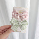 2022 Neue Schleife Kopfbedeckungen Nette Süße Kleine Mädchen Haarschmuck Sommer Mädchen Net Rot Clips Baby Haarnadeln Kinder Haarspangen Geschenke