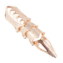 2022 NEUE Mode Coole Männer Jungen Punk Gothic Rock Scroll Joint Armor Knuckle Metall Vollfingerringe Gold Cospaly DIY Ringe