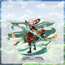 Genshin Impact Action Figures Acrylic Stand Model Genshin Raiden Shogun Kokomi DIY Desk Decor Standing Sign Collection Ornament