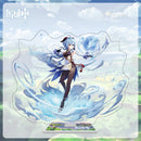 Genshin Impact Action Figures Acrylic Stand Model Genshin Raiden Shogun Kokomi DIY Desk Decor Standing Sign Collection Ornament