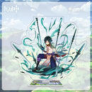 Genshin Impact Action Figures Acrylic Stand Model Genshin Raiden Shogun Kokomi DIY Desk Decor Standing Sign Collection Ornament