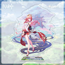 Genshin Impact Action Figures Acrylic Stand Model Genshin Raiden Shogun Kokomi DIY Desk Decor Standing Sign Collection Ornament