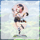 Genshin Impact Action Figures Acrylic Stand Model Genshin Raiden Shogun Kokomi DIY Desk Decor Standing Sign Collection Ornament