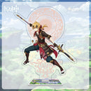 Genshin Impact Action Figures Acrylic Stand Model Genshin Raiden Shogun Kokomi DIY Desk Decor Standing Sign Collection Ornament