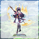 Genshin Impact Action Figures Acrylic Stand Model Genshin Raiden Shogun Kokomi DIY Desk Decor Standing Sign Collection Ornament