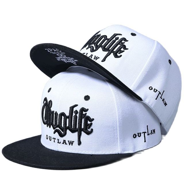 2022 Fashion Fastball CAP Thuglife Embroidery Hiphop Baseball Cap Snapback Hat Adult Outdoor Casual Sun Casual Bone Dropshipping