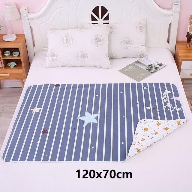 120x70cm Newborn Baby Portable Waterproof Changing Mat Infants Toddler Sheet Changing Mattress Disposable Diaper Night Nappy Pad