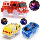 Magical Tracks LED Light Electronics Car Tracks Spielzeugteile 5 Bunte Lichter Kinderspielzeug Für Puzzle Spielzeug Auto Geburtstagsgeschenke