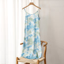 2022 Kleid-Mode-Bügel-Satin-Maxi-lange Partei-Kleid-Midi-Robe der eleganten Frauen des Sommers plus Größe Vestido-freies Verschiffen