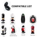 Wiederverwendbarer Kapseladapter für Dolce Gusto Coffee Capsule Convert Kompatibel mit Genio S, Piccolo Machine Coffee Accesso