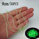 20 STÜCKE-100 stücke Lebensechte Roter Wurm Weicher Köder Regenwurm Sommer Angeln Silikon Künstliche Köder Fischige Garnelen Zusatz Bass Karpfen