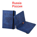 Elastisches Band Leder Reisepasshülle RFID-Blockierung für Karten Reisepasshülle Brieftasche Dokumenten-Organizer Fall Männer Frauen