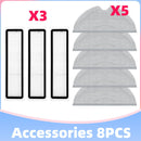 Xiaomi Dreame Bot L10 Pro D9 TROUVER LDS Finder Roboter-Staubsauger Teile Hauptseitenbürste Hepa-Filter Wischtücher ersetzen