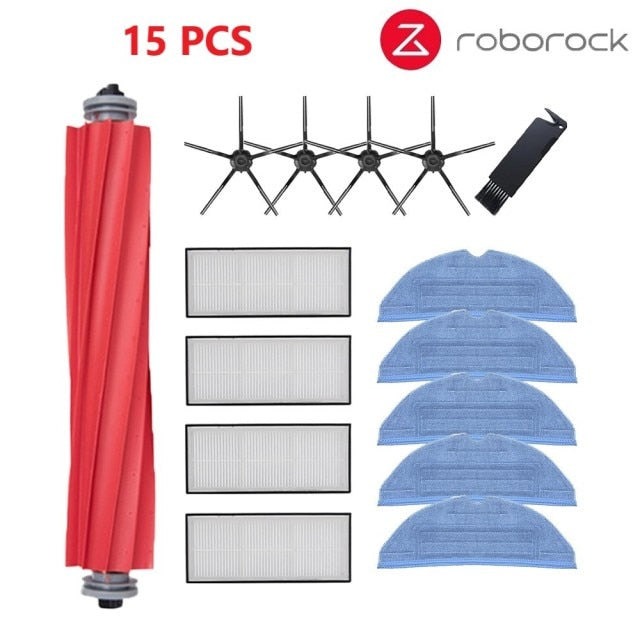 Roborock S7 S70 S7Max T7S T7S Plus cepillo principal filtro Hepa mopa almohadilla repuestos aspiradora Accesorios