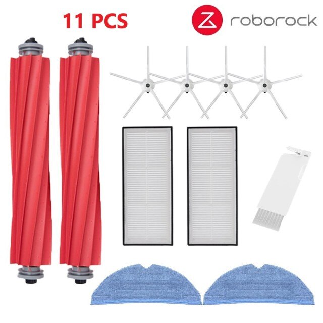 Roborock S7 S70 S7Max T7S T7S Plus cepillo principal filtro Hepa mopa almohadilla repuestos aspiradora Accesorios