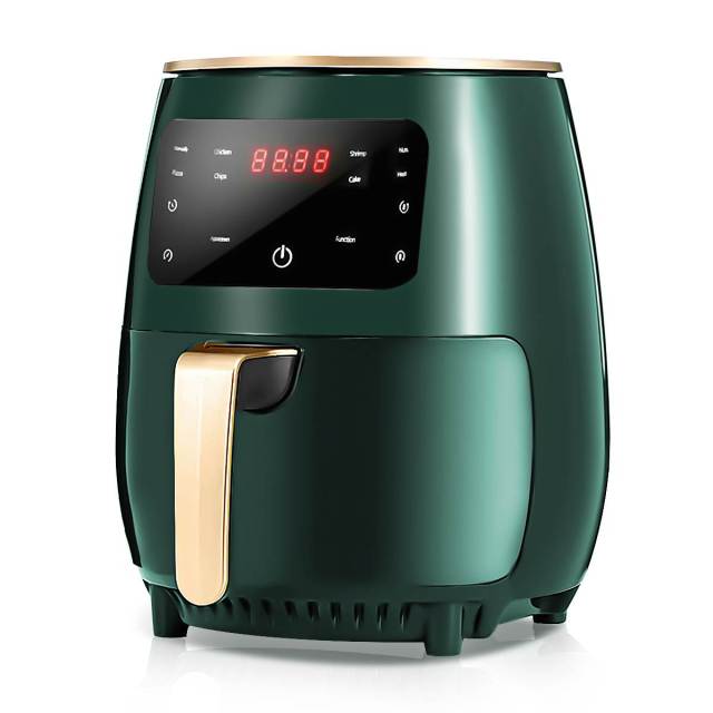 1400W 4.5L Air Fryer Oil free Health Fryer Cooker 110V/220V Multifunction Smart Touch LCD Deep Airfryer French fries Pizza Fryer