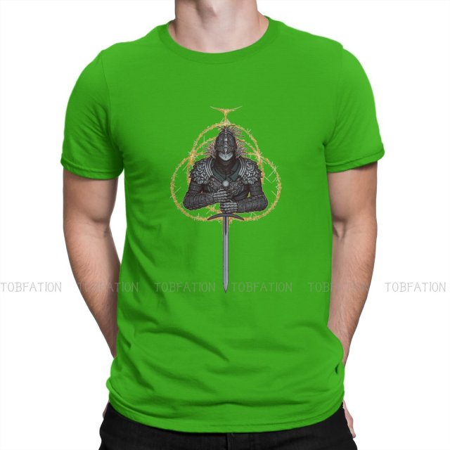 Elden Ring Action RPG juego camiseta para hombres Gaming Ashen Humor verano camiseta novedad moda suelta