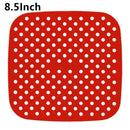 Air Fryer Liner Air Fryer Mat Antihaft-Silikon-Fritteusenkorb in Lebensmittelqualität für 7,5 ~ 9 Zoll Air Fryer Steamer Air Fryer Paper