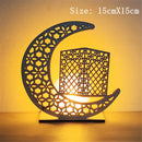 2022 LED 3D Eid Mubarak Dekor Ornament Licht Eid Kareem Ramadan Dekor für Zuhause Ramadan Mubarak Eid Al Adha islamische muslimische Party