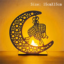 2022 LED 3D Eid Mubarak Dekor Ornament Licht Eid Kareem Ramadan Dekor für Zuhause Ramadan Mubarak Eid Al Adha islamische muslimische Party