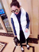 Damen Winter warme Baumwolle gefütterte Pufferwesten ärmellose Parkas Jacke