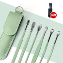 6PCS Ear Cleaner Wax Removal Tool Earpick Sticks Earwax Remover Curette Ear Pick Cleaning Ear Cleanser Spoon Health Care Earpick