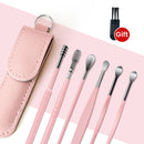 6PCS Ear Cleaner Wax Removal Tool Earpick Sticks Earwax Remover Curette Ear Pick Cleaning Ear Cleanser Spoon Health Care Earpick