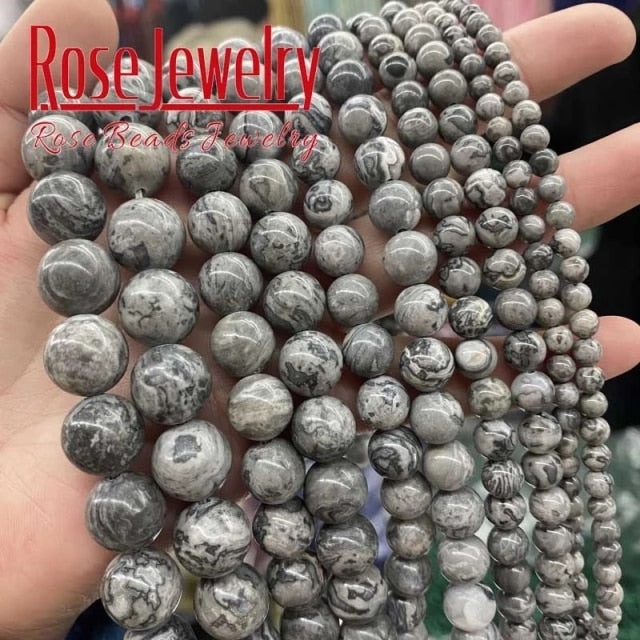 Natural White Black Dull Polished Matte Onyx Agates Beads Round Loose Beads For Jewelry Making DIY Bracelets 15&quot; 4 6 8 10 12mm