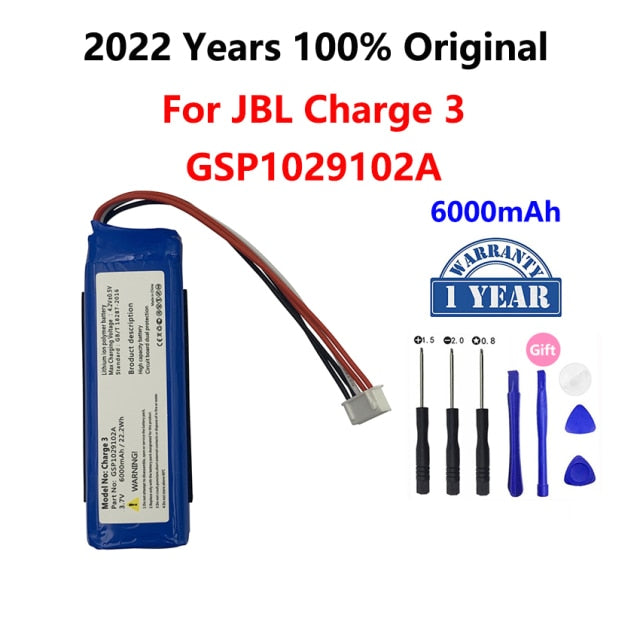 100% Original Replacement Battery For JBL Charge Flip Pulse Xtreme 2 3 4 5 For Harman Kardon Go Play Onyx Mini Speaker Bateria