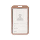 1 Stück Aluminiumlegierung Kartenhülle Bank Business Work Card Holder mit ABS Retractable Badge Reel Credit ID Card Badge Bag