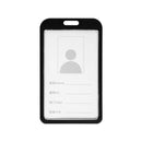 1 Stück Aluminiumlegierung Kartenhülle Bank Business Work Card Holder mit ABS Retractable Badge Reel Credit ID Card Badge Bag